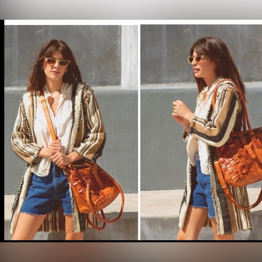 NWT Bed Stu Leather Rachel Shoulder Crossbody Bag Pecan DD Retail $345 - Picture 15 of 15